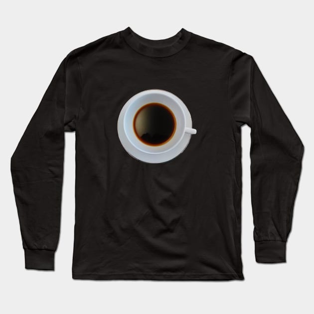 Coffee Cup Long Sleeve T-Shirt by KeiKeiCreative